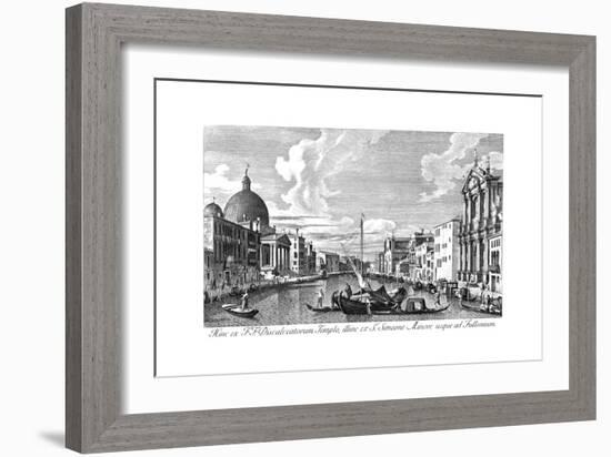 Venice: Grand Canal, 1735-Antonio Visentini-Framed Giclee Print