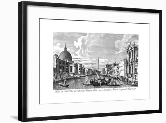 Venice: Grand Canal, 1735-Antonio Visentini-Framed Giclee Print