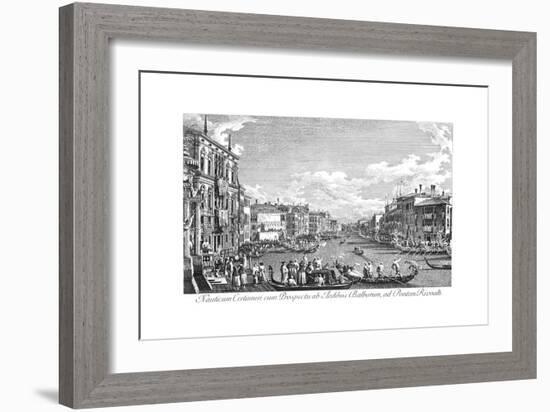 Venice: Grand Canal, 1735-Antonio Visentini-Framed Giclee Print