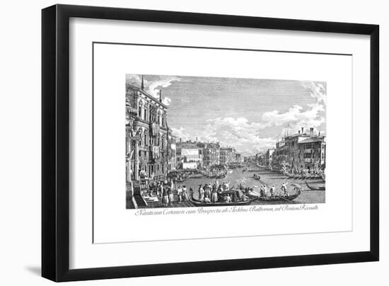 Venice: Grand Canal, 1735-Antonio Visentini-Framed Giclee Print