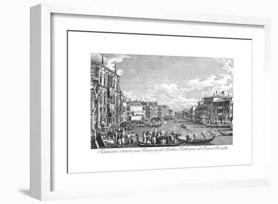 Venice: Grand Canal, 1735-Antonio Visentini-Framed Giclee Print