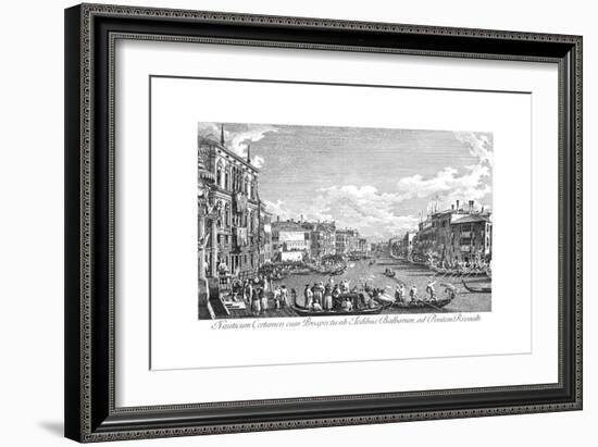 Venice: Grand Canal, 1735-Antonio Visentini-Framed Giclee Print