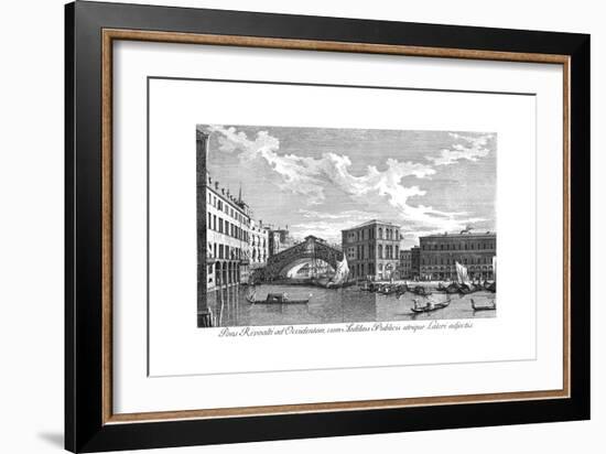 Venice: Grand Canal, 1735-Antonio Visentini-Framed Giclee Print