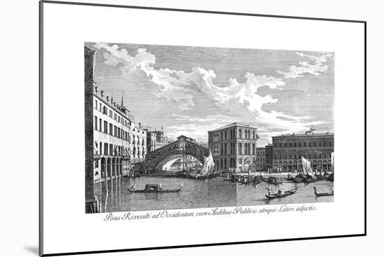 Venice: Grand Canal, 1735-Antonio Visentini-Mounted Giclee Print