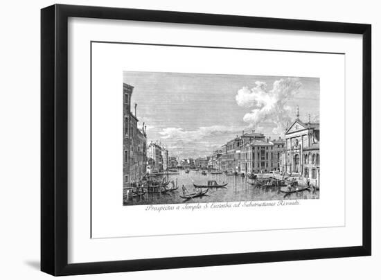 Venice: Grand Canal, 1735-Antonio Visentini-Framed Giclee Print