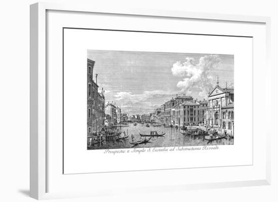 Venice: Grand Canal, 1735-Antonio Visentini-Framed Giclee Print