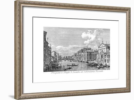 Venice: Grand Canal, 1735-Antonio Visentini-Framed Giclee Print