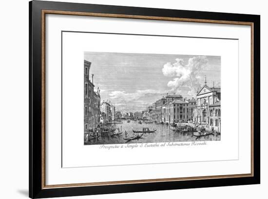 Venice: Grand Canal, 1735-Antonio Visentini-Framed Giclee Print