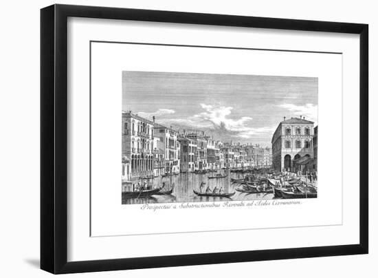 Venice: Grand Canal, 1735-Antonio Visentini-Framed Giclee Print