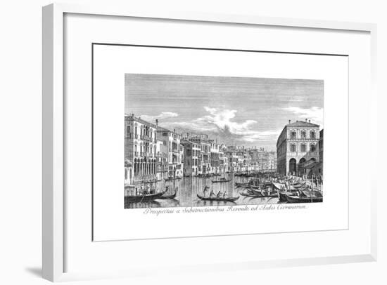 Venice: Grand Canal, 1735-Antonio Visentini-Framed Giclee Print