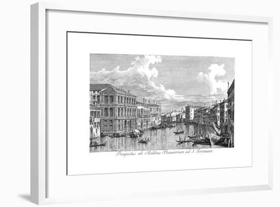 Venice: Grand Canal, 1735-Antonio Visentini-Framed Giclee Print