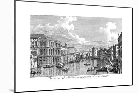 Venice: Grand Canal, 1735-Antonio Visentini-Mounted Giclee Print