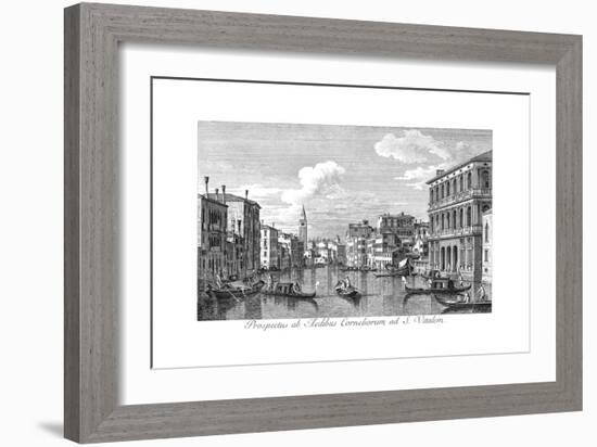 Venice: Grand Canal, 1735-Antonio Visentini-Framed Giclee Print