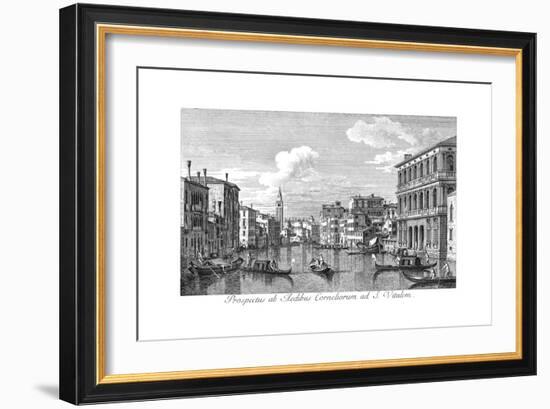 Venice: Grand Canal, 1735-Antonio Visentini-Framed Giclee Print