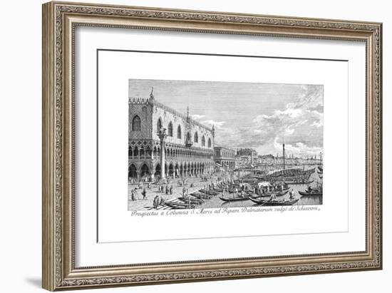 Venice: Grand Canal, 1735-Antonio Visentini-Framed Giclee Print