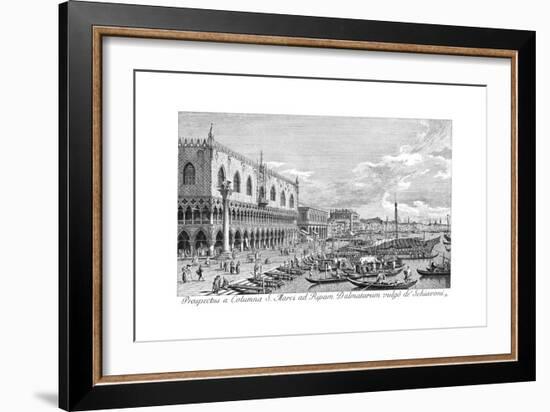 Venice: Grand Canal, 1735-Antonio Visentini-Framed Giclee Print