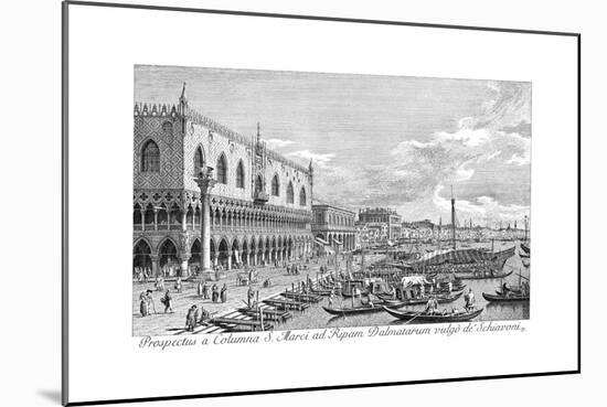 Venice: Grand Canal, 1735-Antonio Visentini-Mounted Giclee Print