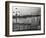 Venice (Grand Canal, B&W) Art Poster Print-null-Framed Art Print