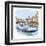 Venice - Grand Canal. View of the Rialto Bridge. Vector Sketch. Eps10--Vladimir--Framed Art Print