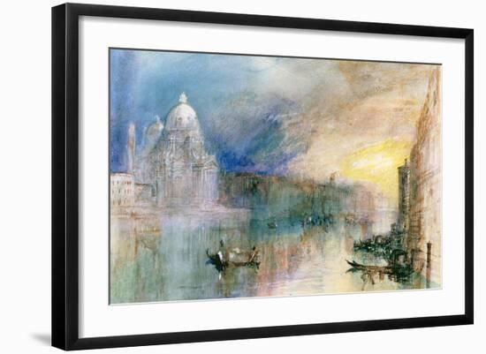 Venice: Grand Canal with Santa Maria Della Salute-J^ M^ W^ Turner-Framed Giclee Print