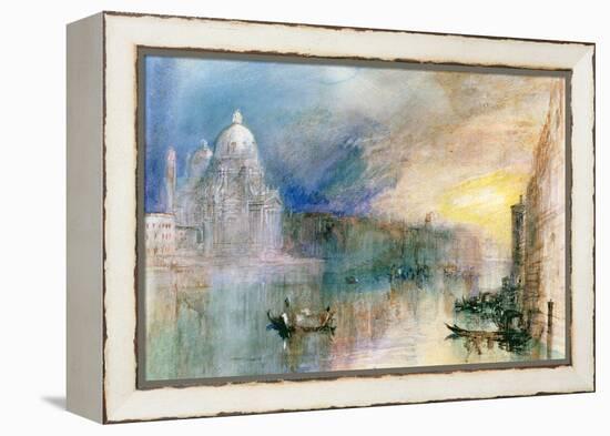 Venice: Grand Canal with Santa Maria Della Salute-J^ M^ W^ Turner-Framed Premier Image Canvas