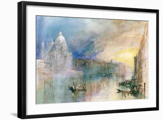 Venice, Grand Canal-J M W Turner-Framed Giclee Print