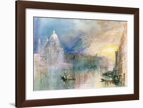 Venice, Grand Canal-J M W Turner-Framed Giclee Print