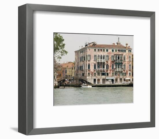 Venice Houses By Canal Italy-null-Framed Art Print