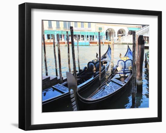 Venice in Blue-Les Mumm-Framed Photographic Print