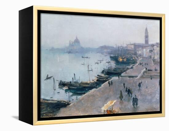 Venice in Grey Weather-John Singer Sargent-Framed Premier Image Canvas