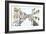 Venice In Ink-OnRei-Framed Art Print