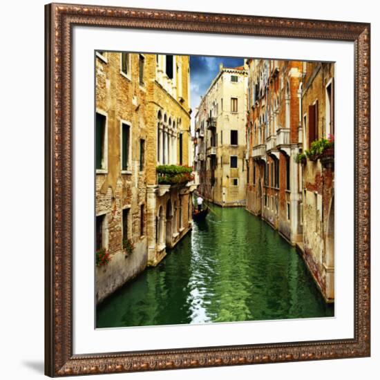 Venice Italy Grand Canal-null-Framed Art Print