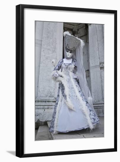 Venice, Italy. Mask and Costumes at Carnival-Darrell Gulin-Framed Photographic Print