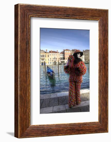 Venice, Italy. Mask and Costumes at Carnival-Darrell Gulin-Framed Photographic Print