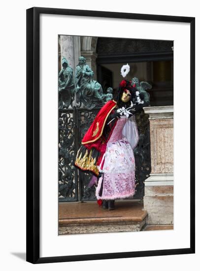 Venice, Italy. Mask and Costumes at Carnival-Darrell Gulin-Framed Photographic Print