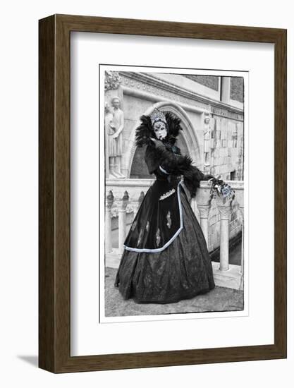 Venice, Italy. Mask and Costumes at Carnival-Darrell Gulin-Framed Photographic Print