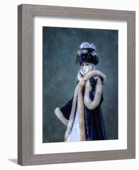 Venice, Italy. Mask and Costumes at Carnival-Darrell Gulin-Framed Photographic Print