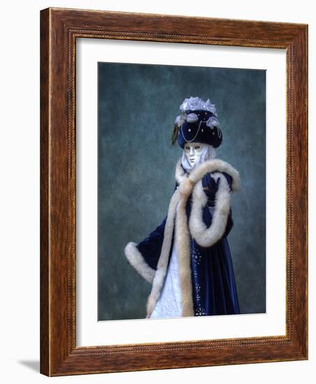 Venice, Italy. Mask and Costumes at Carnival-Darrell Gulin-Framed Photographic Print