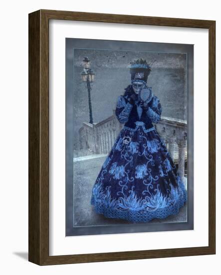 Venice, Italy. Mask and Costumes at Carnival-Darrell Gulin-Framed Photographic Print