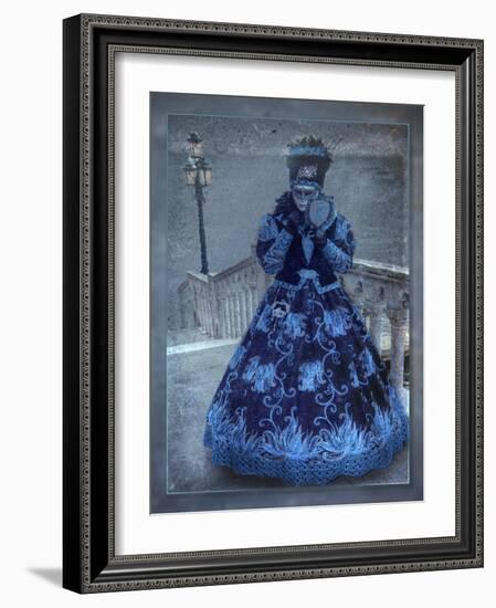 Venice, Italy. Mask and Costumes at Carnival-Darrell Gulin-Framed Photographic Print