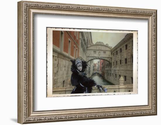 Venice, Italy. Mask and Costumes at Carnival-Darrell Gulin-Framed Photographic Print