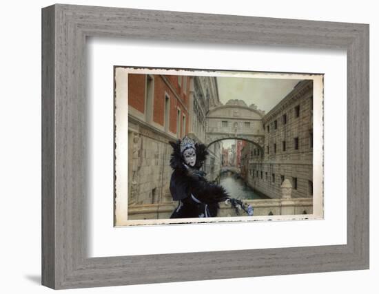 Venice, Italy. Mask and Costumes at Carnival-Darrell Gulin-Framed Photographic Print