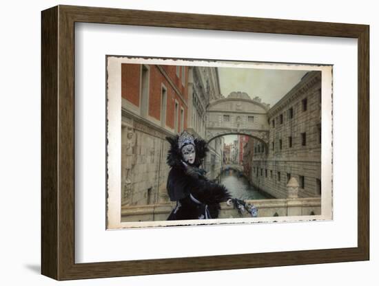 Venice, Italy. Mask and Costumes at Carnival-Darrell Gulin-Framed Photographic Print