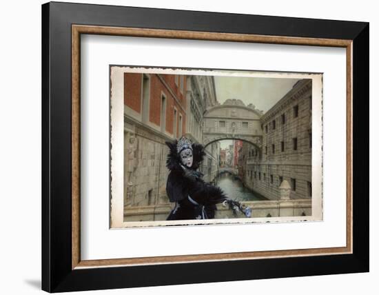 Venice, Italy. Mask and Costumes at Carnival-Darrell Gulin-Framed Photographic Print