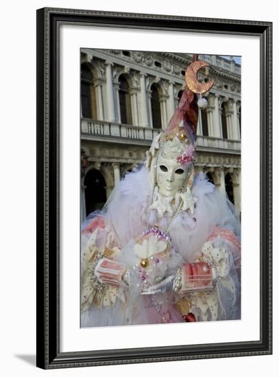 Venice, Italy. Mask and Costumes at Carnival-Darrell Gulin-Framed Photographic Print