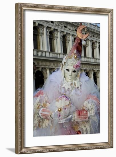 Venice, Italy. Mask and Costumes at Carnival-Darrell Gulin-Framed Photographic Print