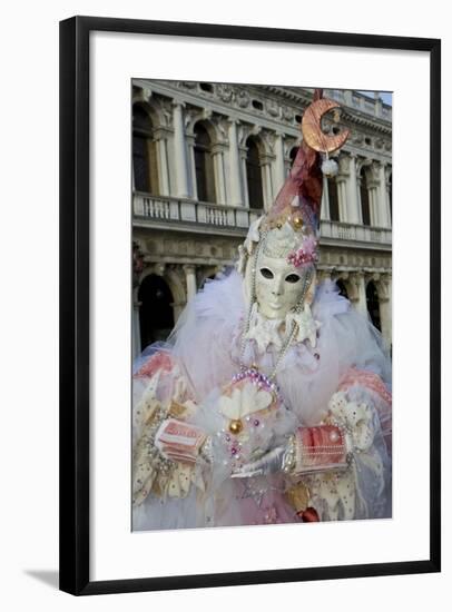 Venice, Italy. Mask and Costumes at Carnival-Darrell Gulin-Framed Photographic Print