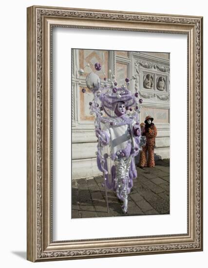 Venice, Italy. Mask and Costumes at Carnival-Darrell Gulin-Framed Photographic Print