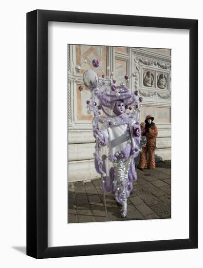 Venice, Italy. Mask and Costumes at Carnival-Darrell Gulin-Framed Photographic Print