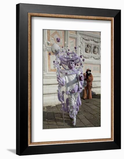 Venice, Italy. Mask and Costumes at Carnival-Darrell Gulin-Framed Photographic Print